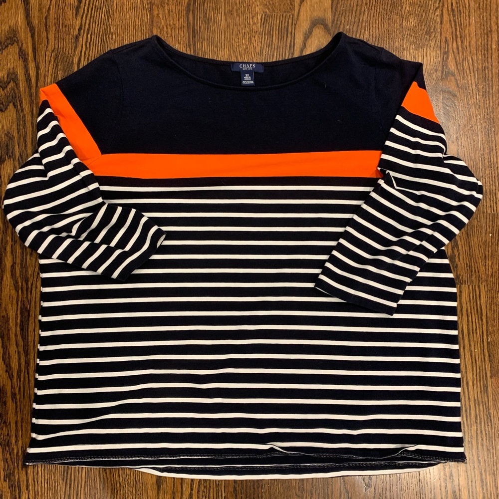 Ralph Lauren Chaps 3/4 length sleeve knit shirt